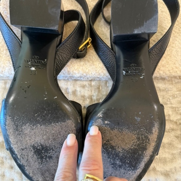 Valentino Block heel Vlogo Sandal - Picture 2 of 3